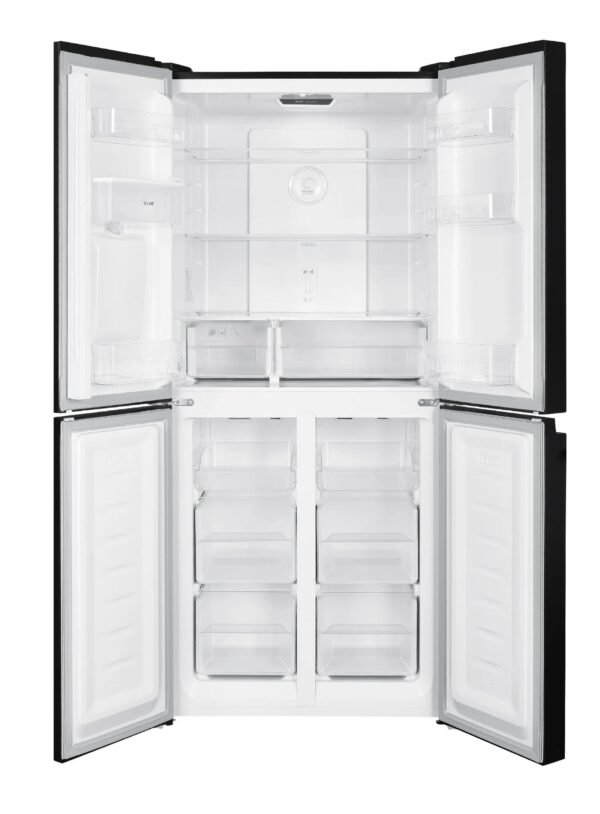 Refrigeradora Hamilton Beach 398 LITROS Doble Puerta Cromada - Image 3