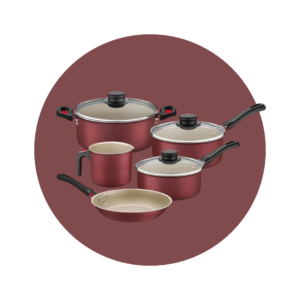 Olla tramontina x5 piezas
