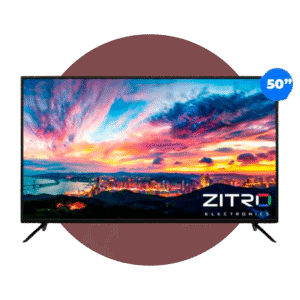 TELEVISOR 50" ZITRO ANDROIDE USB/HDMI SIN BORDE