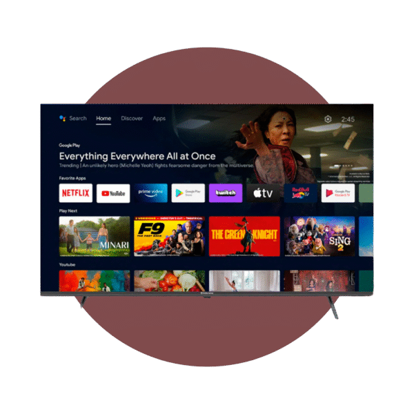 Smart tv Indurama 50" 4k UHD LED HDR Android 11.0
