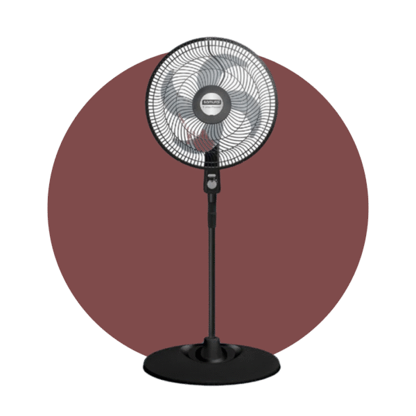 Ventilador de pedestal Samurai 18 ” 70w color negro