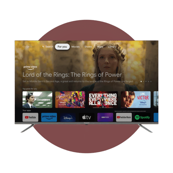 TELEVISOR INDURAMA 86" GOOGLE TV QLED