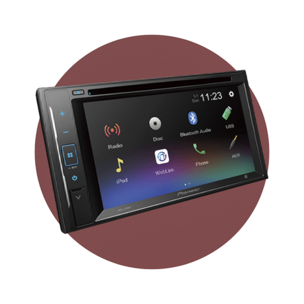 Radio Pioneer con Pantalla para Vehículo