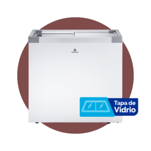 CONGELADOR INDURAMA TAPA DE VIDRIO 200 LITROS
