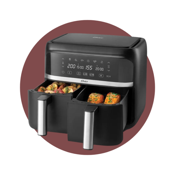 Freidora DE AIRE OSTER 7.6 L DOBLE BANDEJA