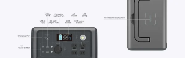 Generador Eléctrico Portatil BLUETTI | 800 W - 716 Wh - Image 4