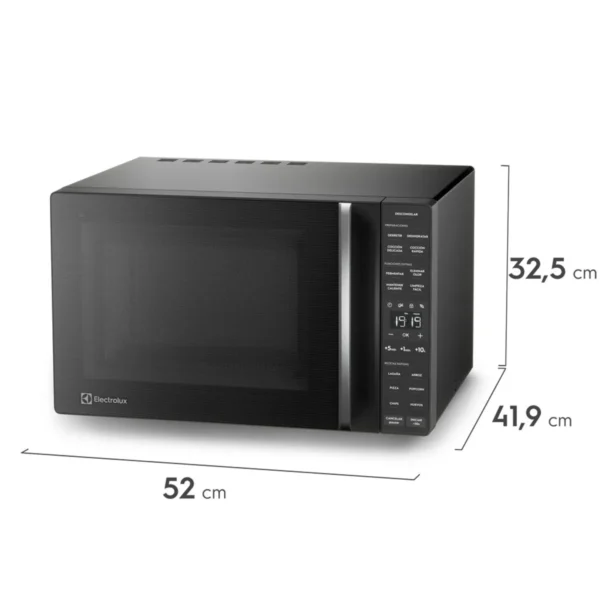 MICROONDAS ELECTROLUX DIGITAL NEGRO 31 LITROS - Image 2
