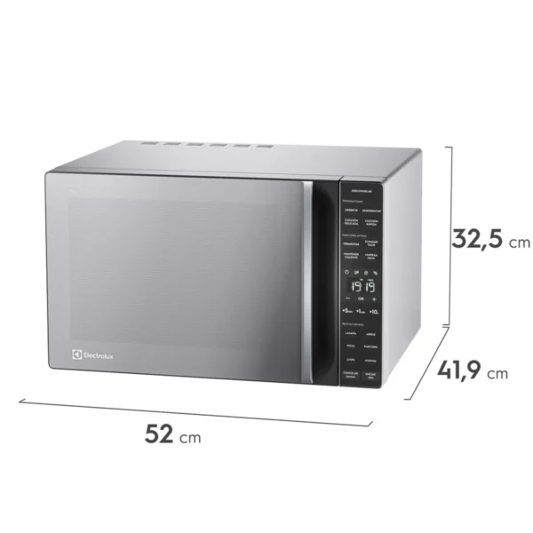 Microondas Electrolux Freestanding Eléctrico 25LT Silver - Image 2