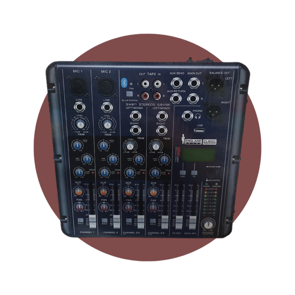 CONSOLA ENGLAND SOUND DE 6 CANALES