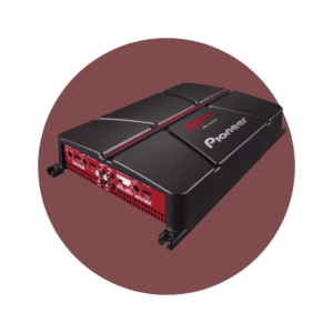 Amplificador Pioneer de 4 canales Puenteable