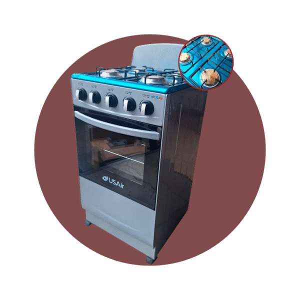 Cocina US Air 4 Quemadores con horno