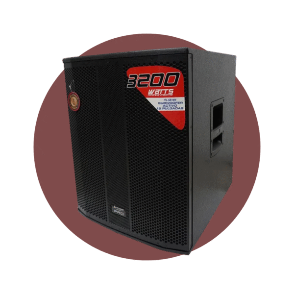 BAJO AMPLIFICADO 18" ITALY AUDIO 700W RMS