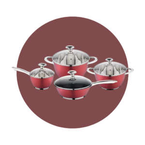 SET DE OLLAS ACERO 8PZ KAISA VILLA