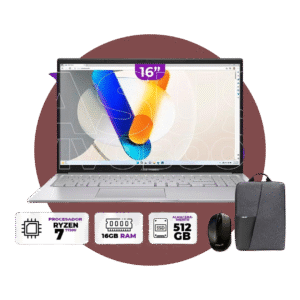 PORTATIL ASUS 15.6" RYZEN 7 16GB RAM 512GB SSD