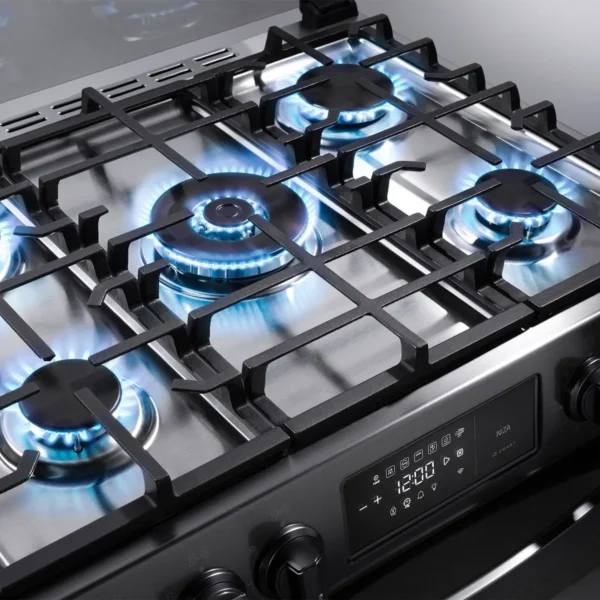 COCINA SMART NIZA 5 QUEMADORES NEGRA 30" - Image 3