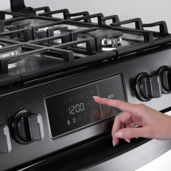 COCINA SMART NIZA 5 QUEMADORES NEGRA 30" - Image 5