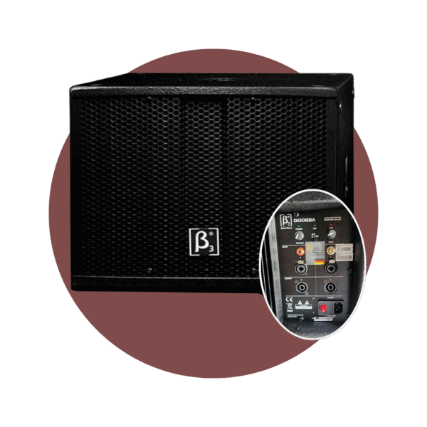 SUB-BAJO AMPLIF ACTIVO BETA 3 8P 100W/2SPEAKON