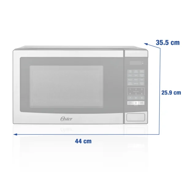MICROONDAS OSTER 20L DIGITAL SILVER - Image 2