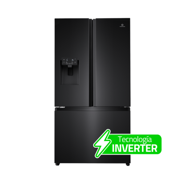 REFRIGERADORA INDURAMA FRENCH DOOR 676 LTS NEGRA - Image 2