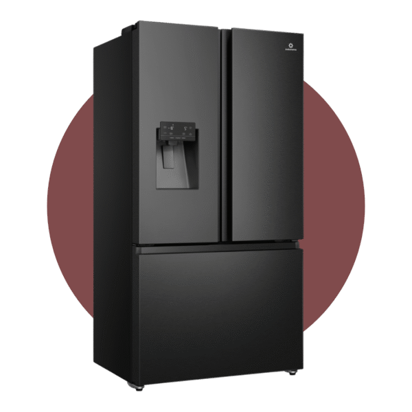 REFRIGERADORA INDURAMA FRENCH DOOR 676 LTS NEGRA