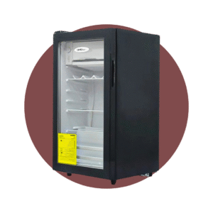 VITRINA EXHIBIDORA MINI WALKER 120LTS NEGRA 5.5P