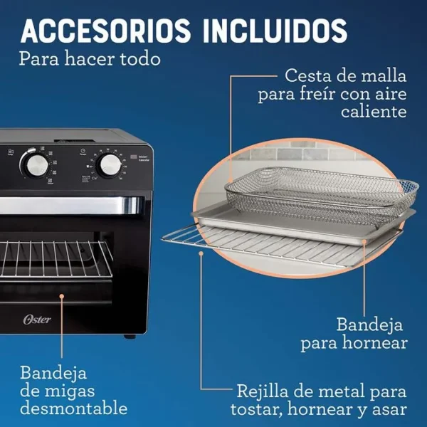 Horno con freidora de aire Oster® de 22 litros - Image 3