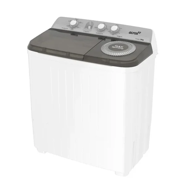 Lavadora 13kg Acros Semiautomática de Dos tinas MaxSpin Dry Blanca - Image 2