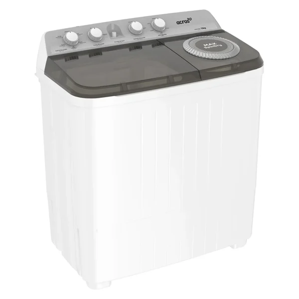 Lavadora 15kg Acros Semiautomática de Dos tinas MaxSpin Dry Blanca - Image 2