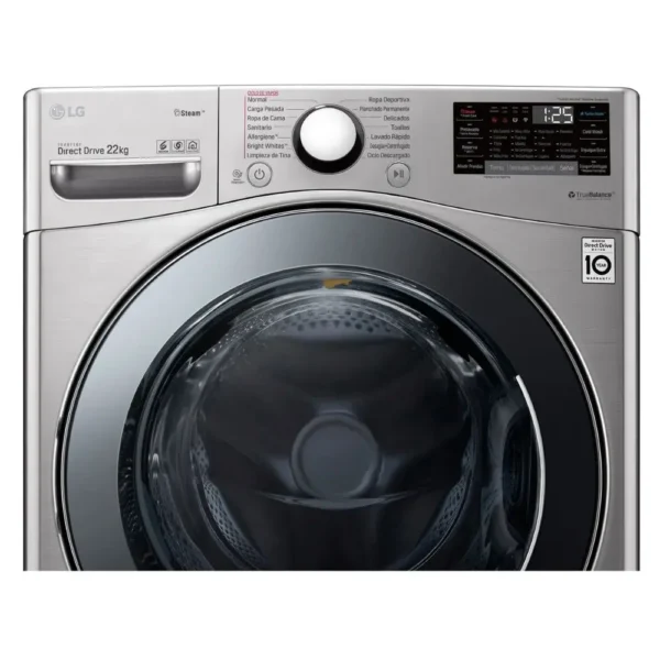 LAVADORA LG CARGA FRONTAL 22 KILOS COLOR ACERO - Image 4