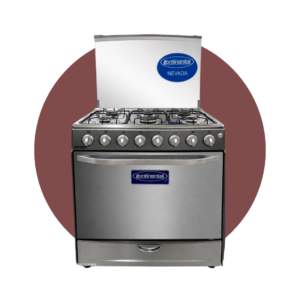 co186 (1) Cocina Nevada 30″ Continental 6 quemadores y Horno