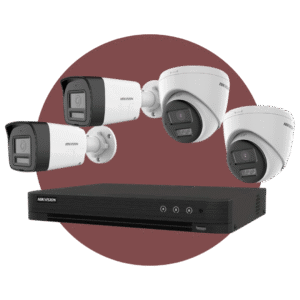 KIT DE SEGURIDAD HIKVISION 4CH 4CAM 2TERA DISCO 1080/P C/ AUDIO Y MICROFONO