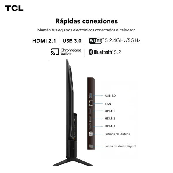 Televisor 50" TCL Google TV 4K UHD - Image 2