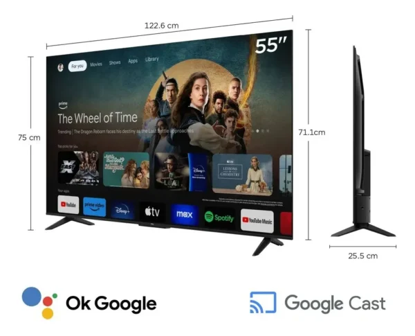 Televisor 65" TCL Google TV 4K - Image 2