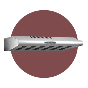 Campana extractora RCA horizontal 60cm acero inoxidable 2 velocidades