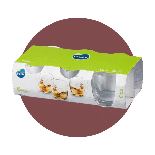 VASOS OCA 6 PIEZAS 11 OZ
