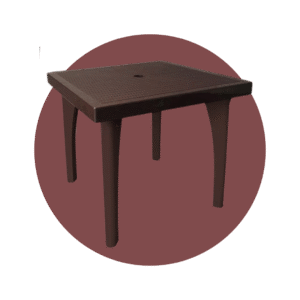 MESA RATAN GLAMOUR CUADRA CAFE