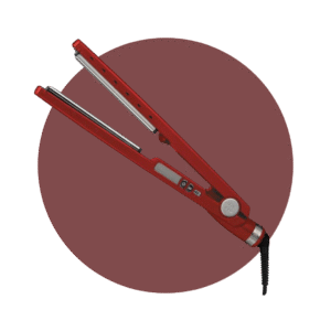 PLANCHA DE CABELLO BABYLISS 1 1 4" NANO TITANIUM COLOR ROJO