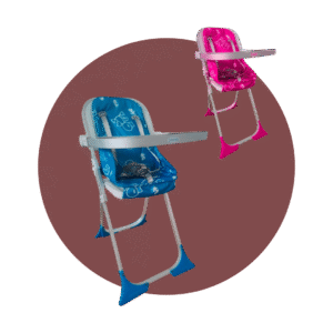 SILLA DE COMER BEBE ALUMINIO DAMING