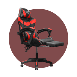 SILLA GAMER DE STREAMING ROJO