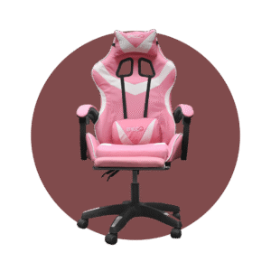 SILLA GAMER DE STREAMING ROSA