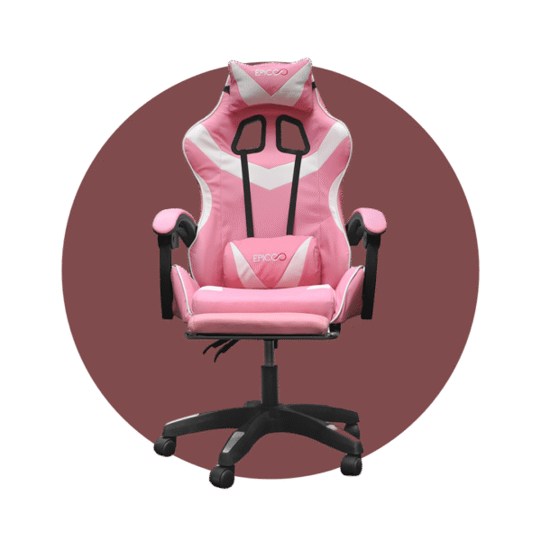 SILLA GAMER DE STREAMING ROSA