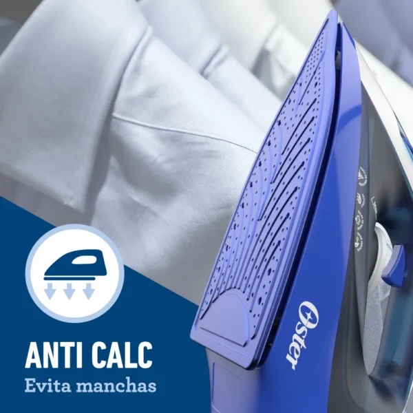 PLANCHA VAPOR OSTER 1250W AZUL ANTI-ADHERENTE - Image 2