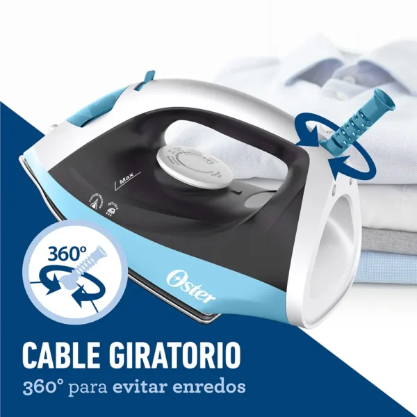 PLANCHA VAPOR OSTER 1250W CELESTE - Image 4