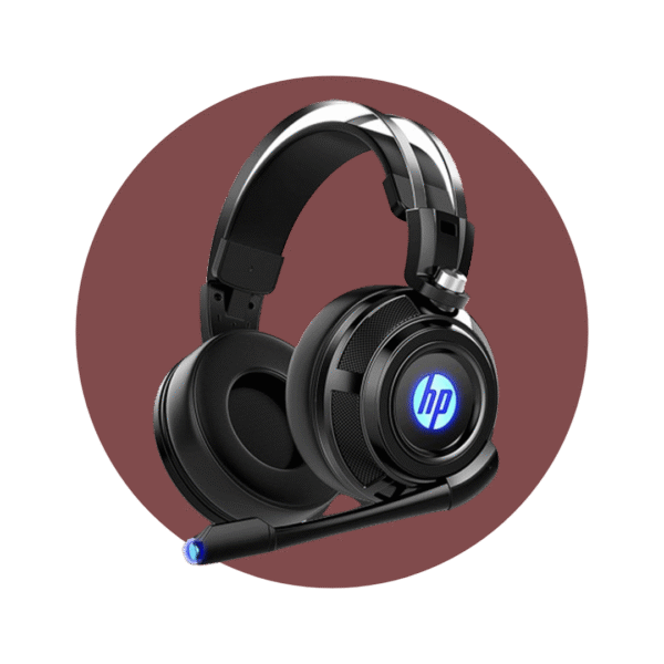 Audifonos HP de diadema con microfono