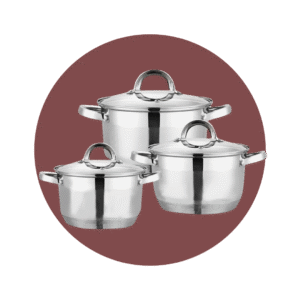 SET DE OLLA MTX 6PCS FABIANA