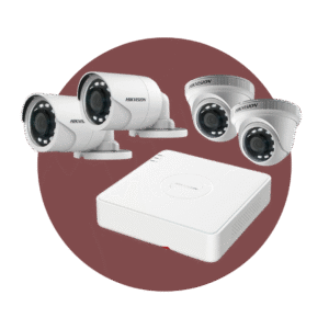 KIT DE 4 CÁMARAS 4 CANALES 1080P / 2TB