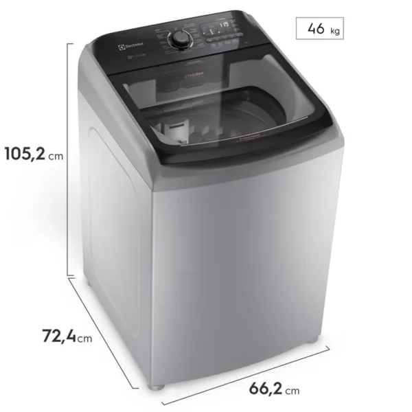 LAVADORA 22KG ELECTROLUX SILVER IMPELLER - Image 7
