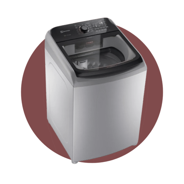 LAVADORA 22KG ELECTROLUX SILVER IMPELLER