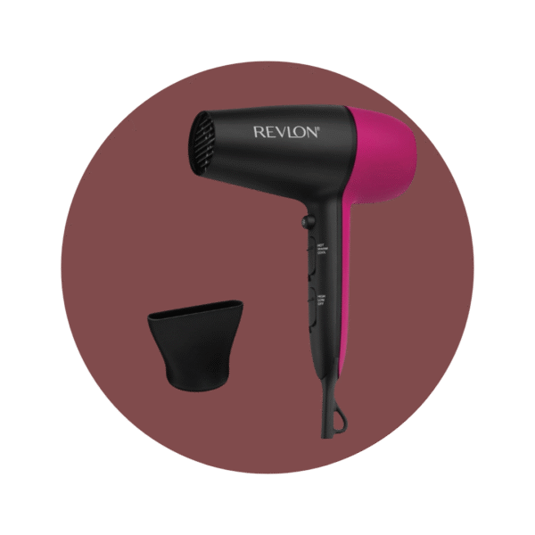 SECADORA REVLON 1875W PERFECT MATCH COLOR NEGRO FUCCIA
