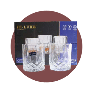 SET DE 6 VASOS PARA JUGOS DISEÑO FLORENCIA